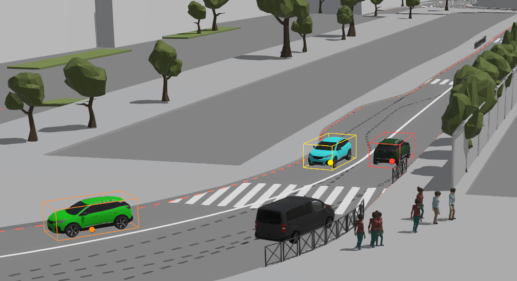 illustration autonomous car